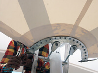 نصب سایبان کافه دانژه کویین سنتر فرشته